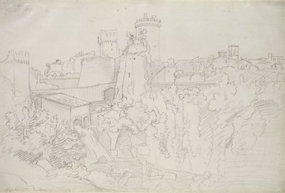 The Stonewalls and Towers of Nepi, 1807 by Joachim Faber